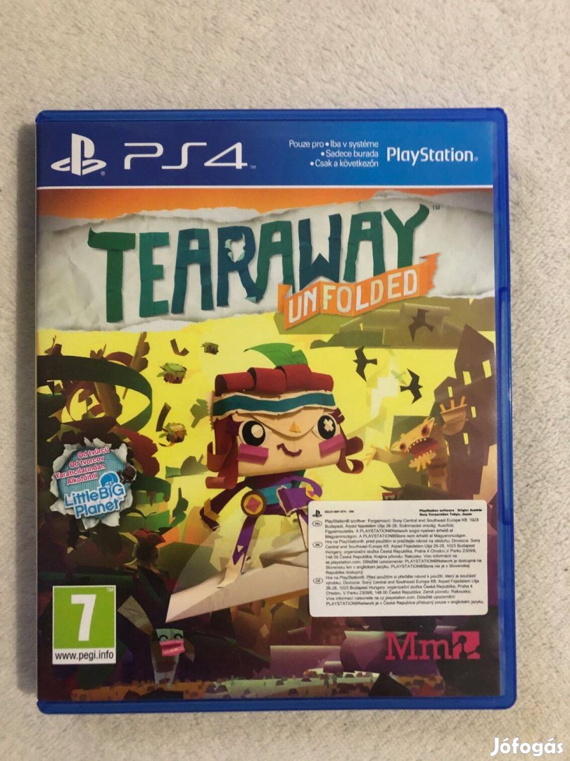 Tearaway Unfolded Ps4 Playstation 4 játék