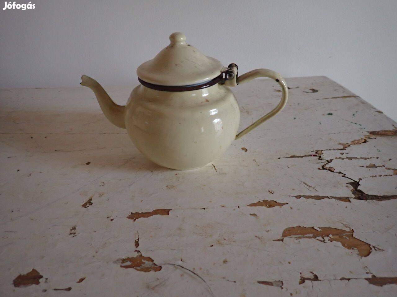 Teáskanna kicsi, zománcos