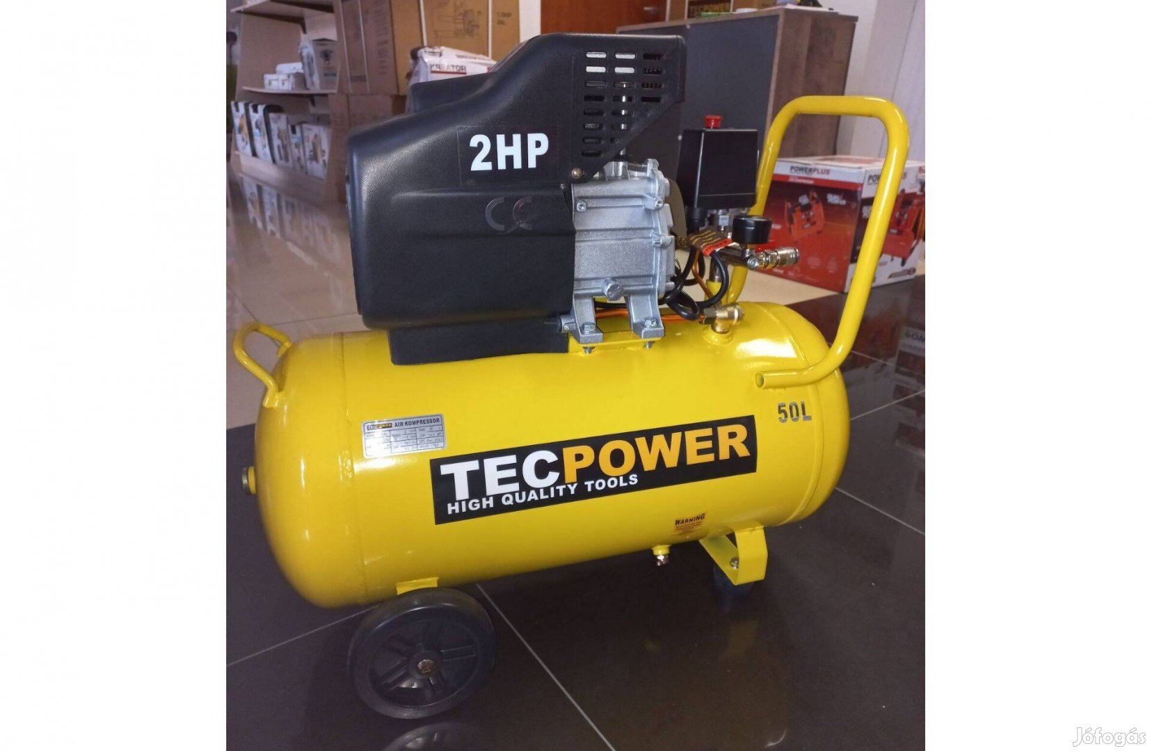Tec Tools- Kompresszor olajos 50l 8bar 192l/min Tec Power