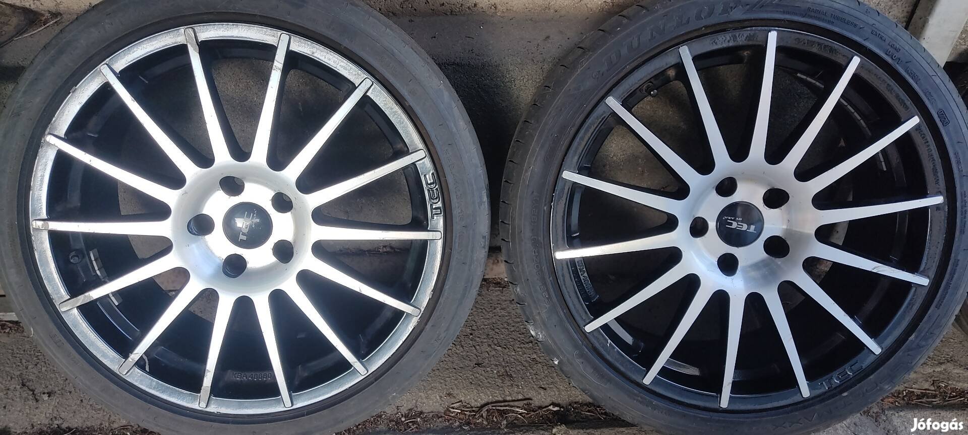 Tec alufelni garnitúra 18 coll Dunlop 225/40zr16