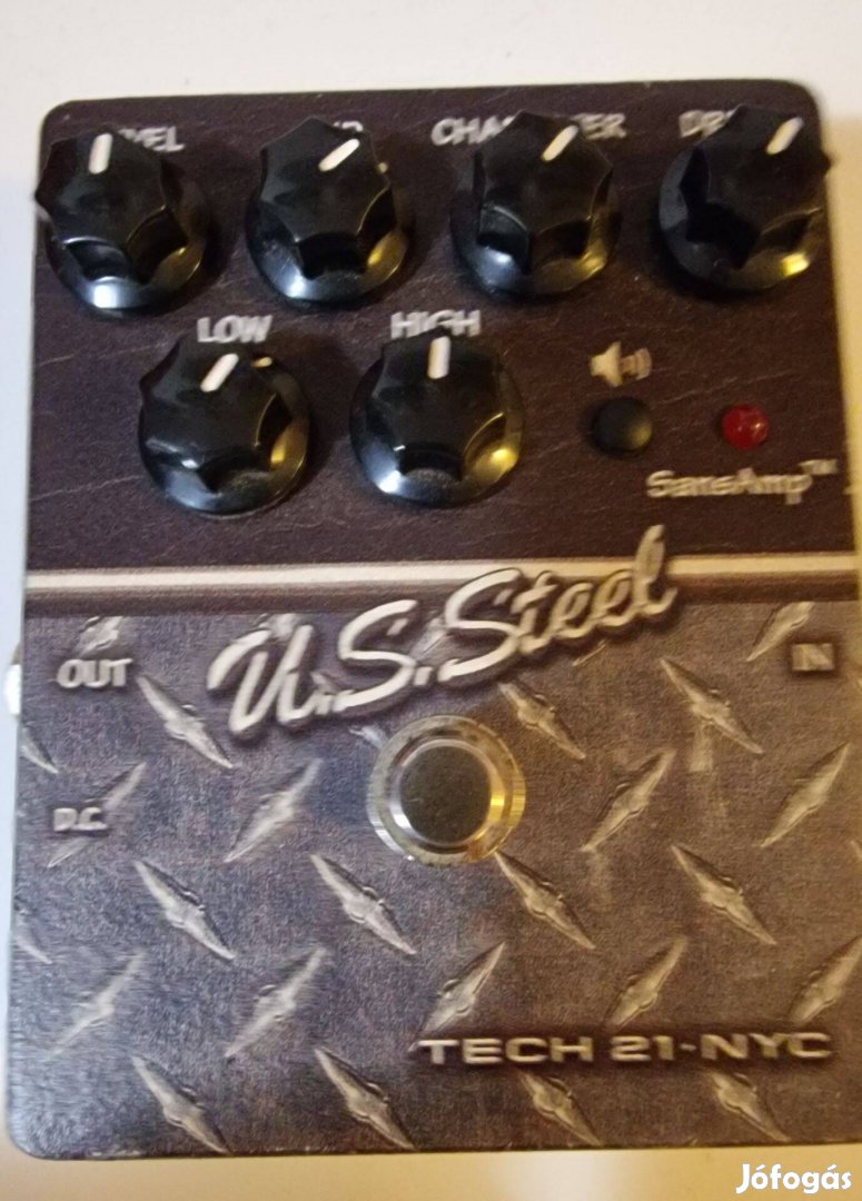 Tech 21 NYC US Steel Distortion Sansamp gitár effekt, torzító eladó