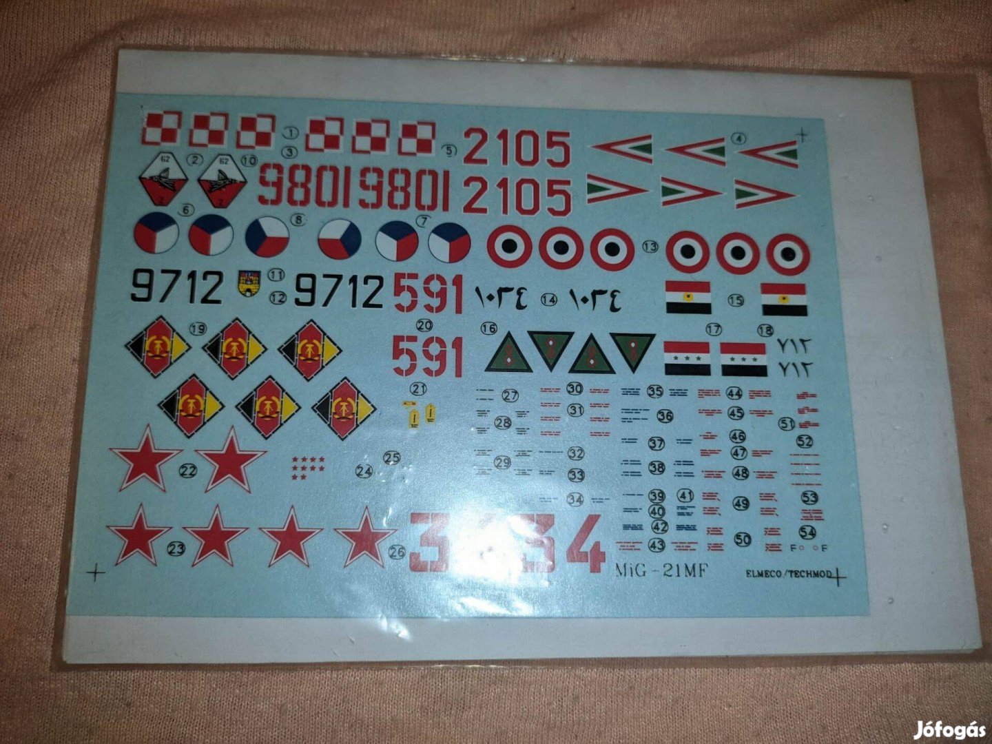 Techmod MiG-21 matricaszett 172