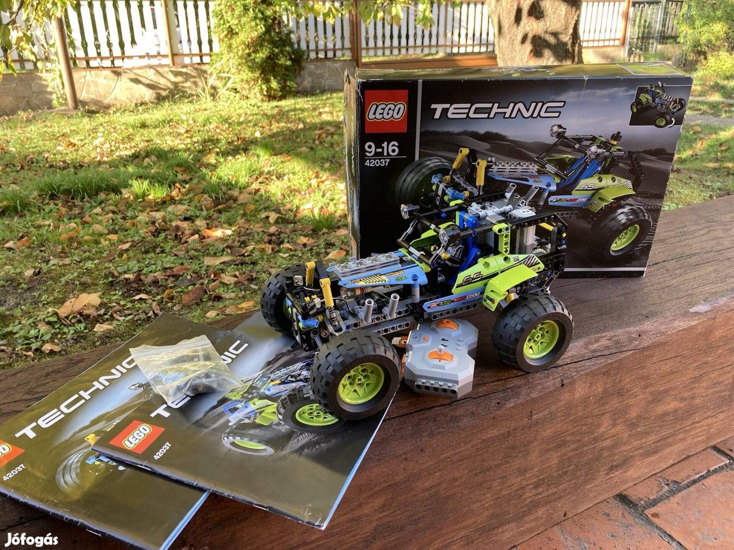 Technic 42037 cada motor és világítás szettel ritka figurával