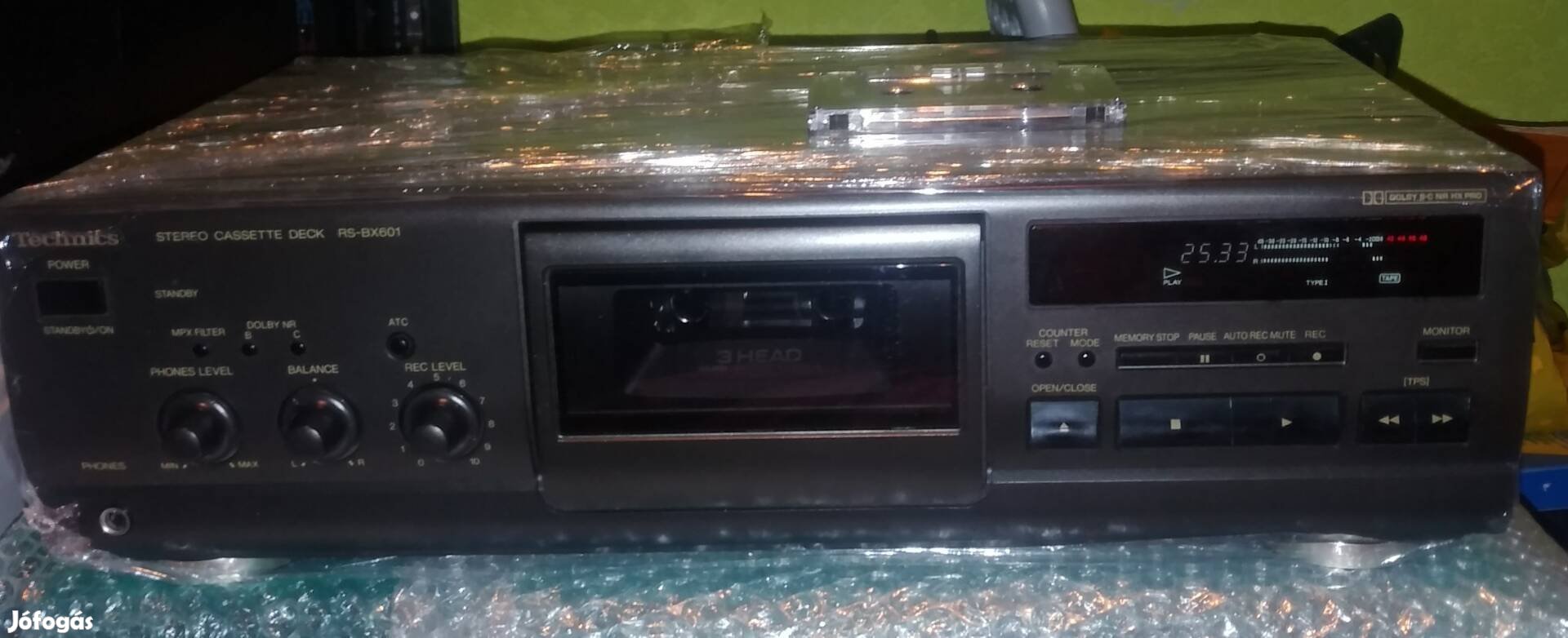 Technics 3 fejes kazettas deck újszerü Made in Japan!!!