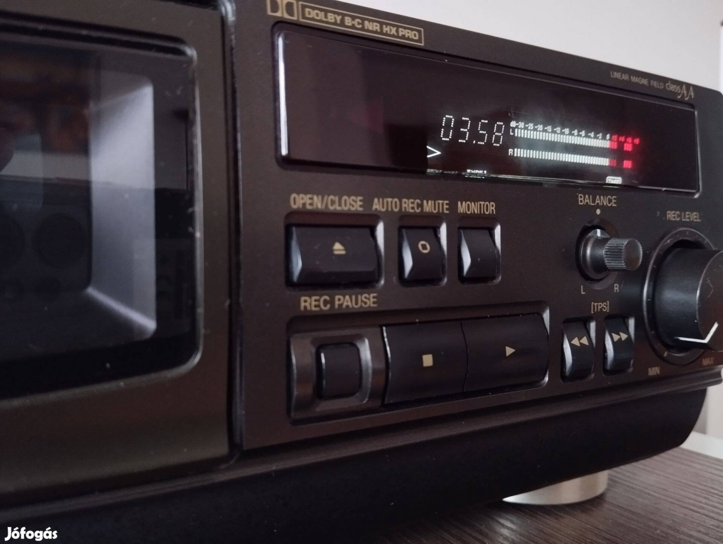 Technics Az 6 3 fejes, kazettás magnó Deck, jó állapotban olcsón