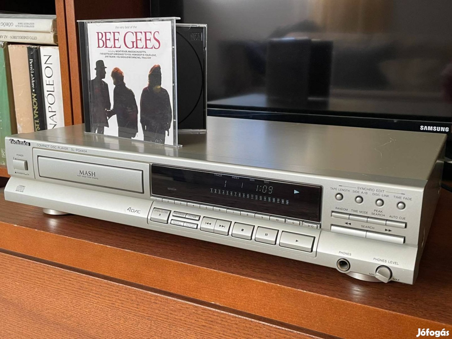 Technics CD lejátszó pezsgő színben SL-PG440A lemezjátszó + ajándék CD