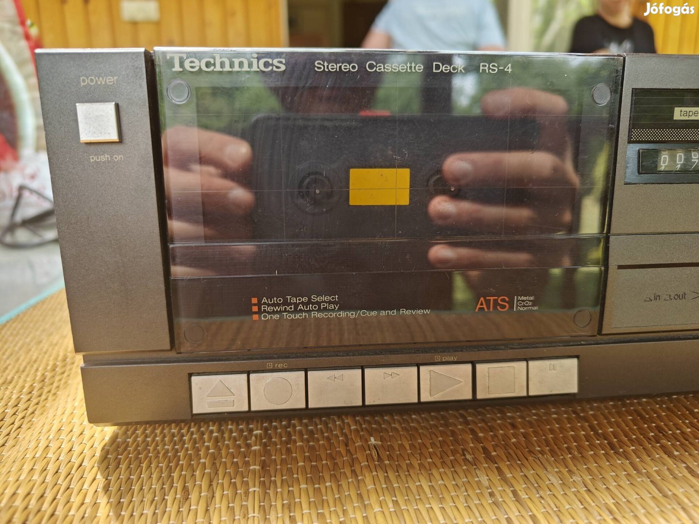 Technics RS-4 RS4 kazettás deck, midi hifi toronyból