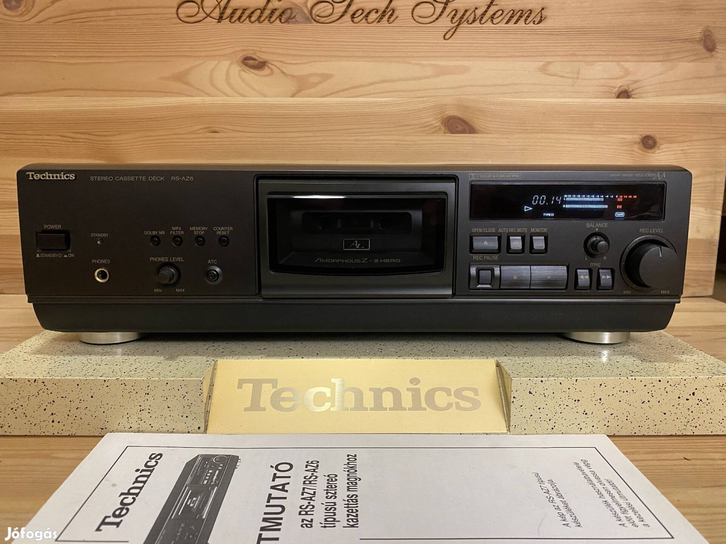 Technics RS-Az6 három fejes deck gyűjtői állapotban. 