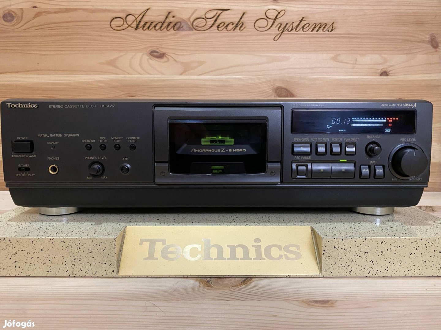 Technics RS-Az7 három fejes kazettás deck magnó