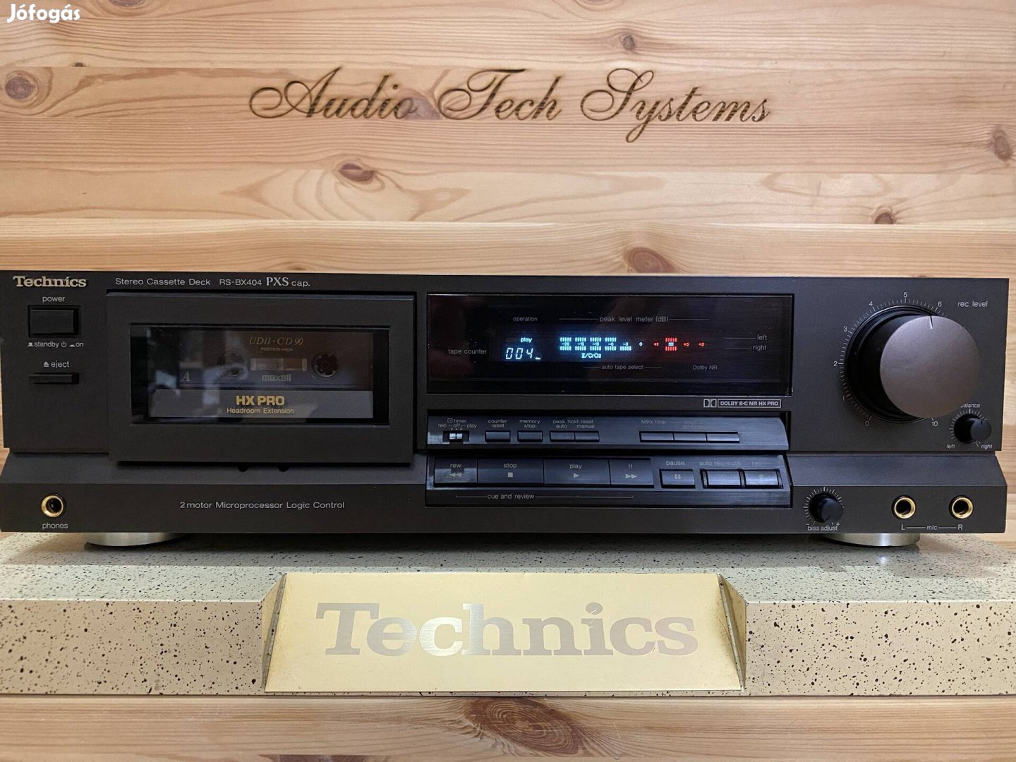 Technics RS-BX404 kazettás deck magnó.