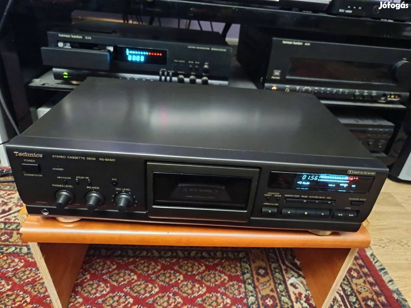 Technics RS-BX501 oda-vissza játszó deck magnó gyűjtői állapotban!