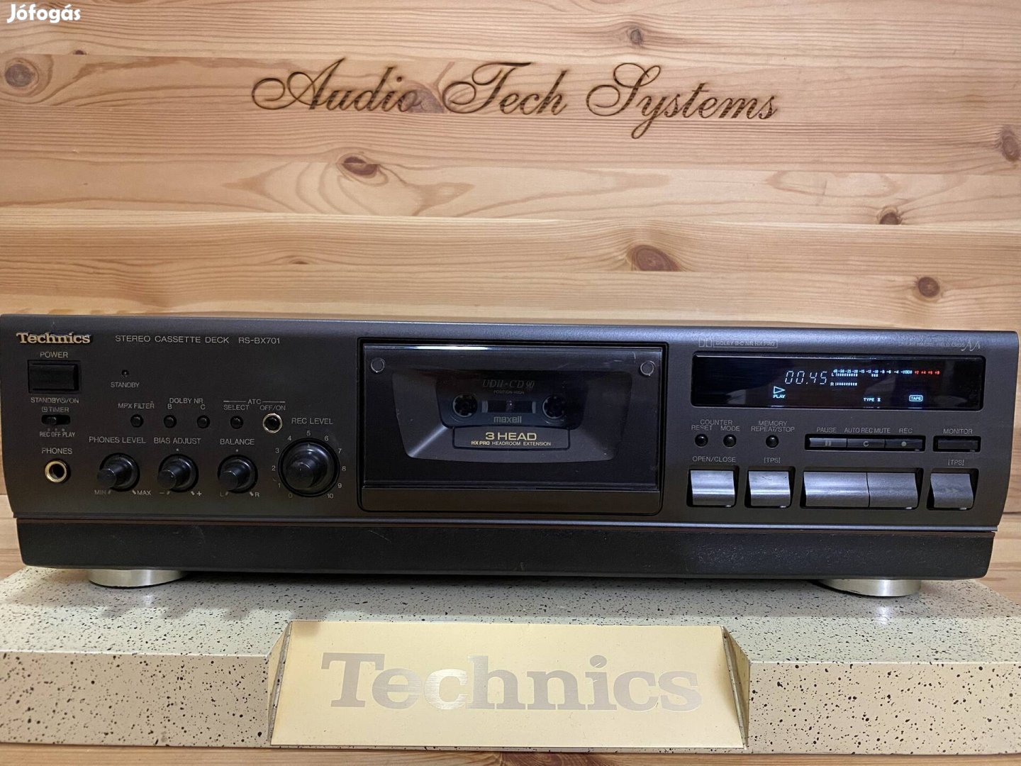 Technics RS-BX701 három fejes magnó deck. 