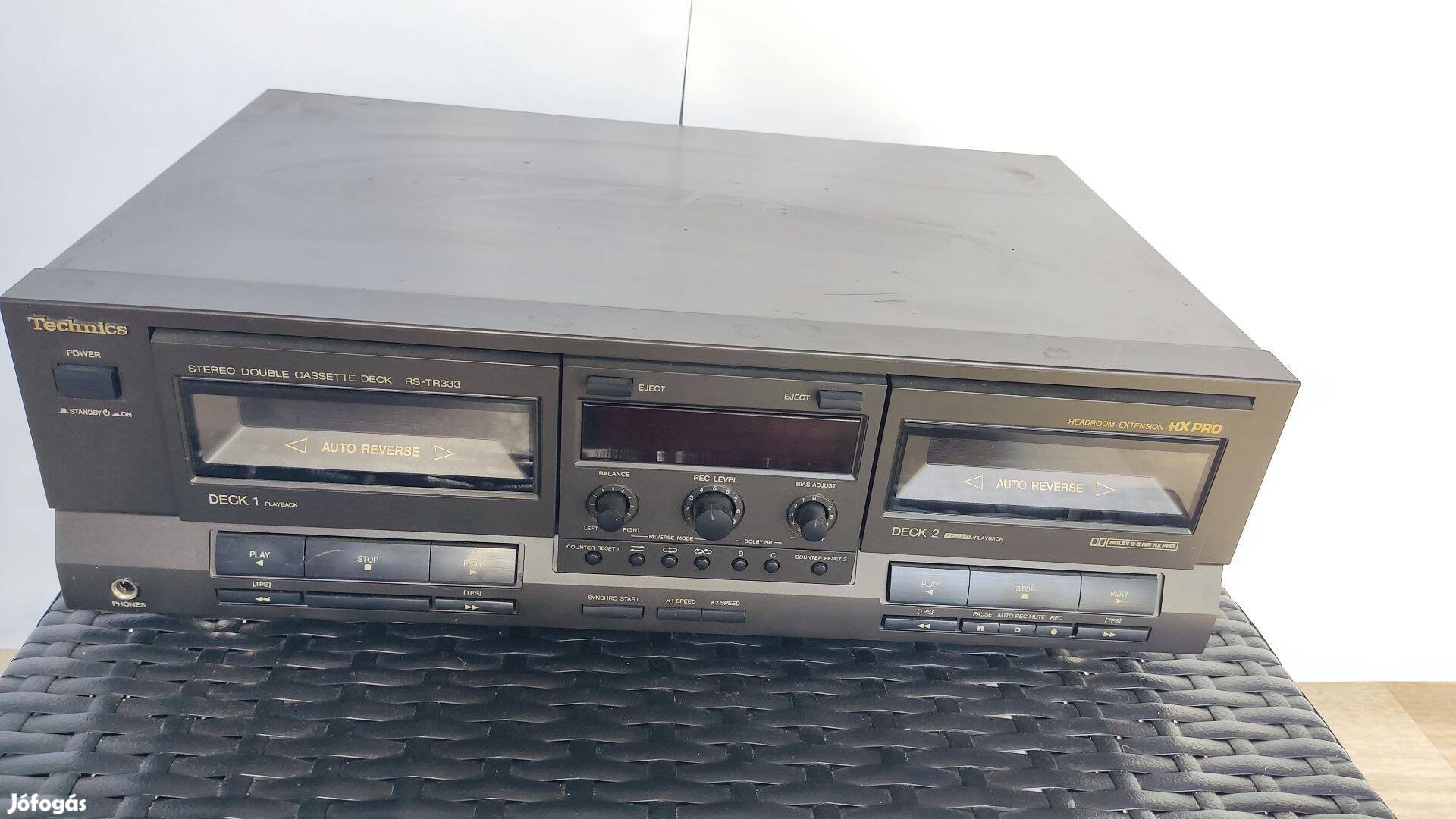 Technics RS-TR333 dupla kazettás deck