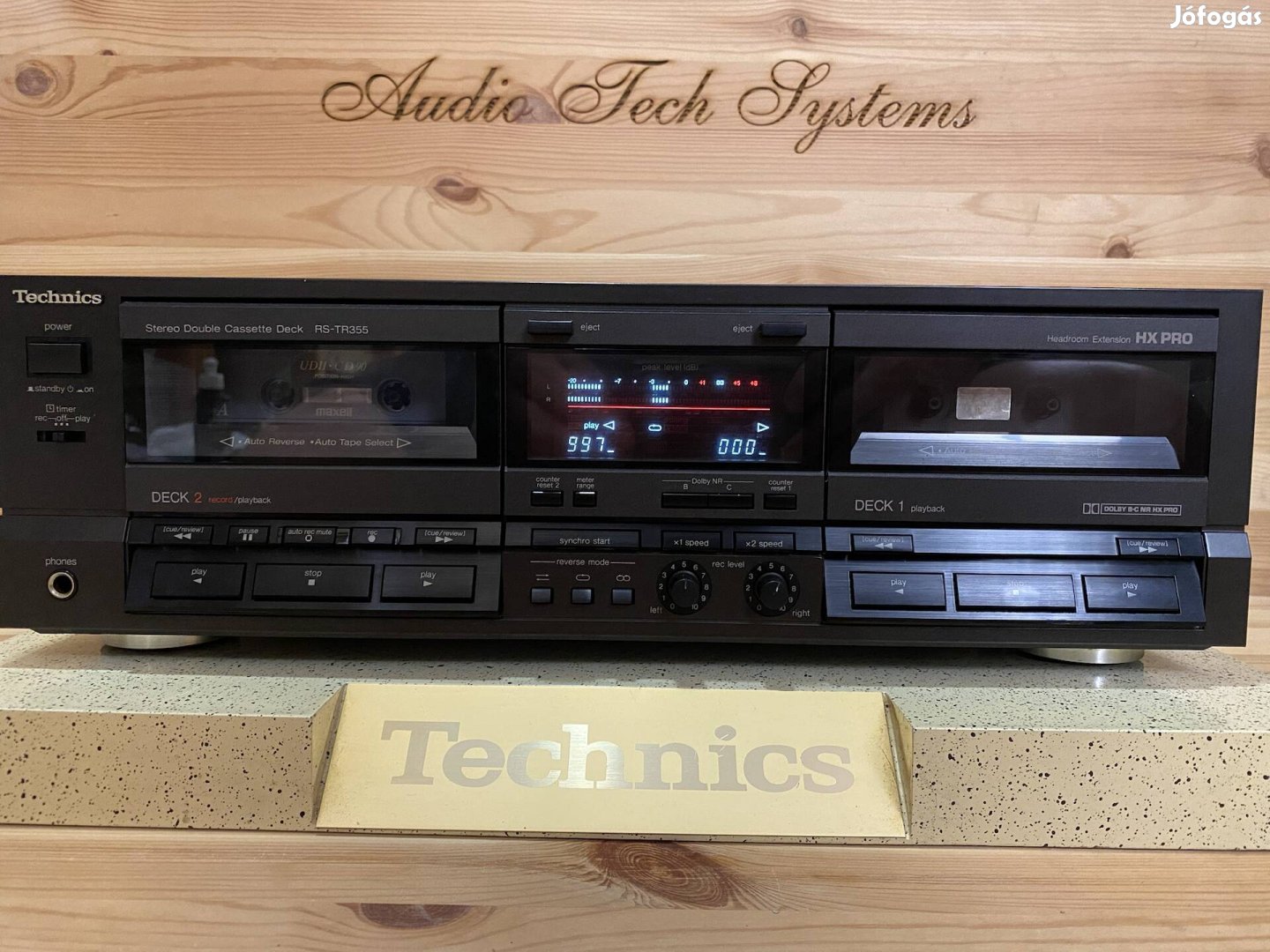 Technics RS-TR355 kétkazettás deck magnó. (1) 13264