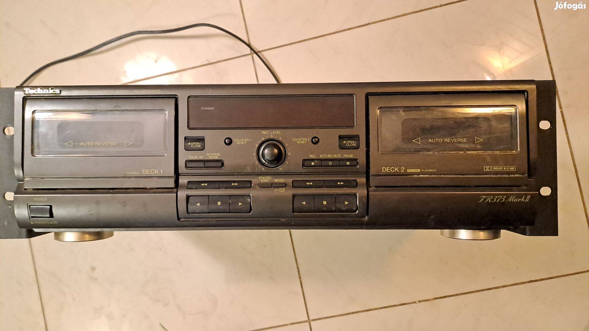 Technics RS-TR373 M2 kétkazettás magnódeck