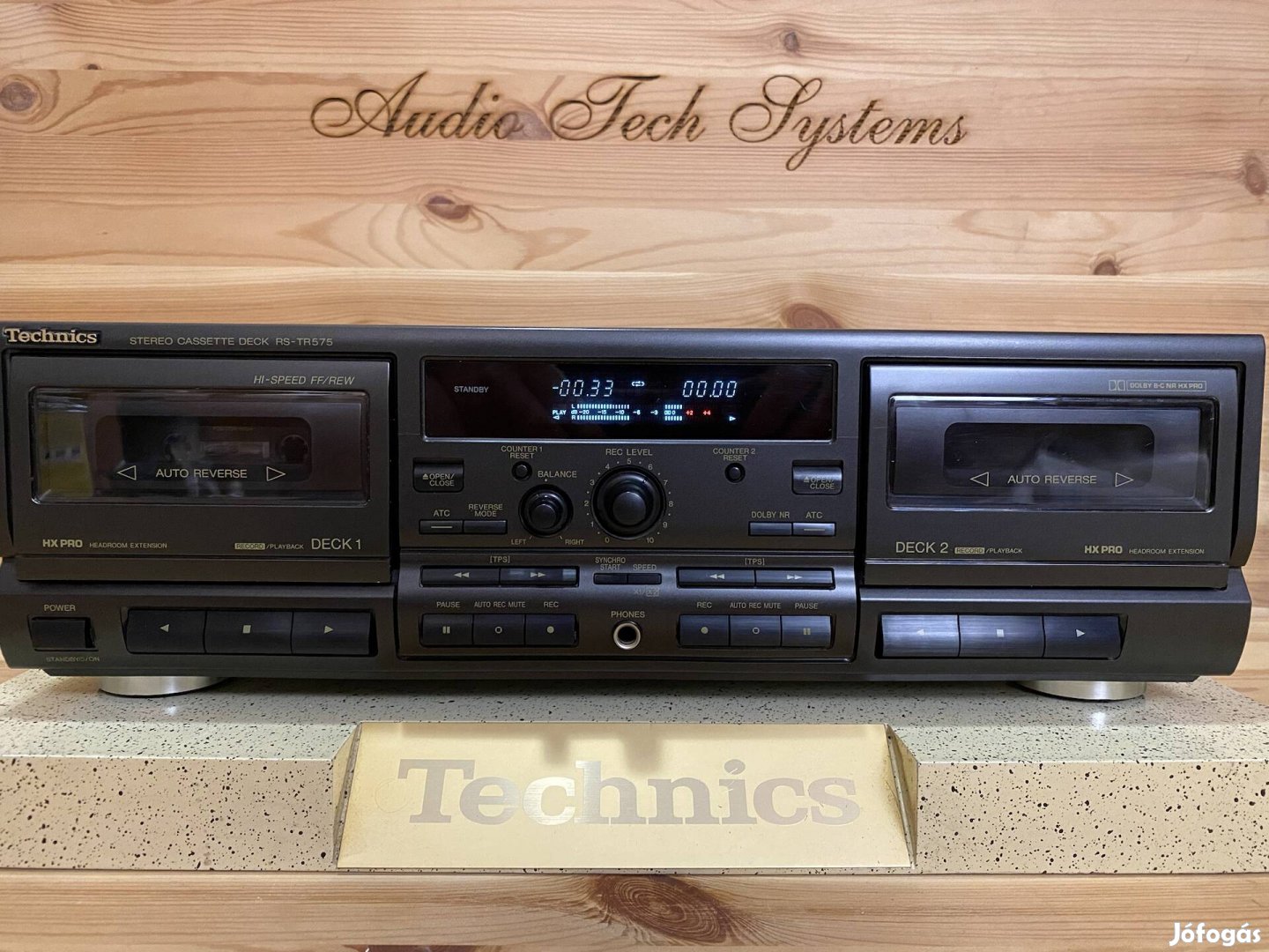 Technics RS-TR575 kétkazettás másolós magnó deck. (6) 23362