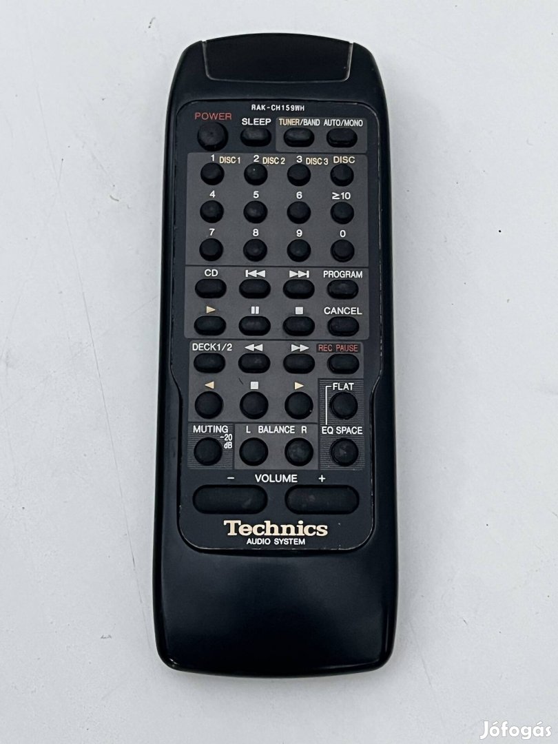 Technics Rak-CH159WH távirányító audio működik