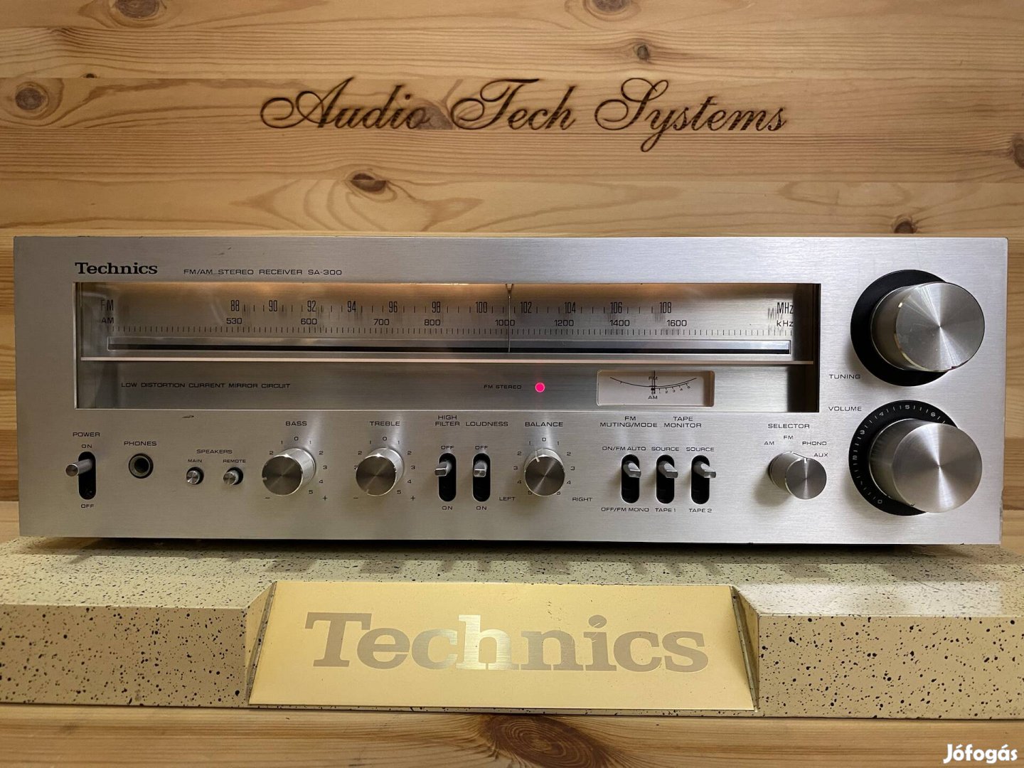 Technics SA300 retro hifi sztereó rádiós erősítő