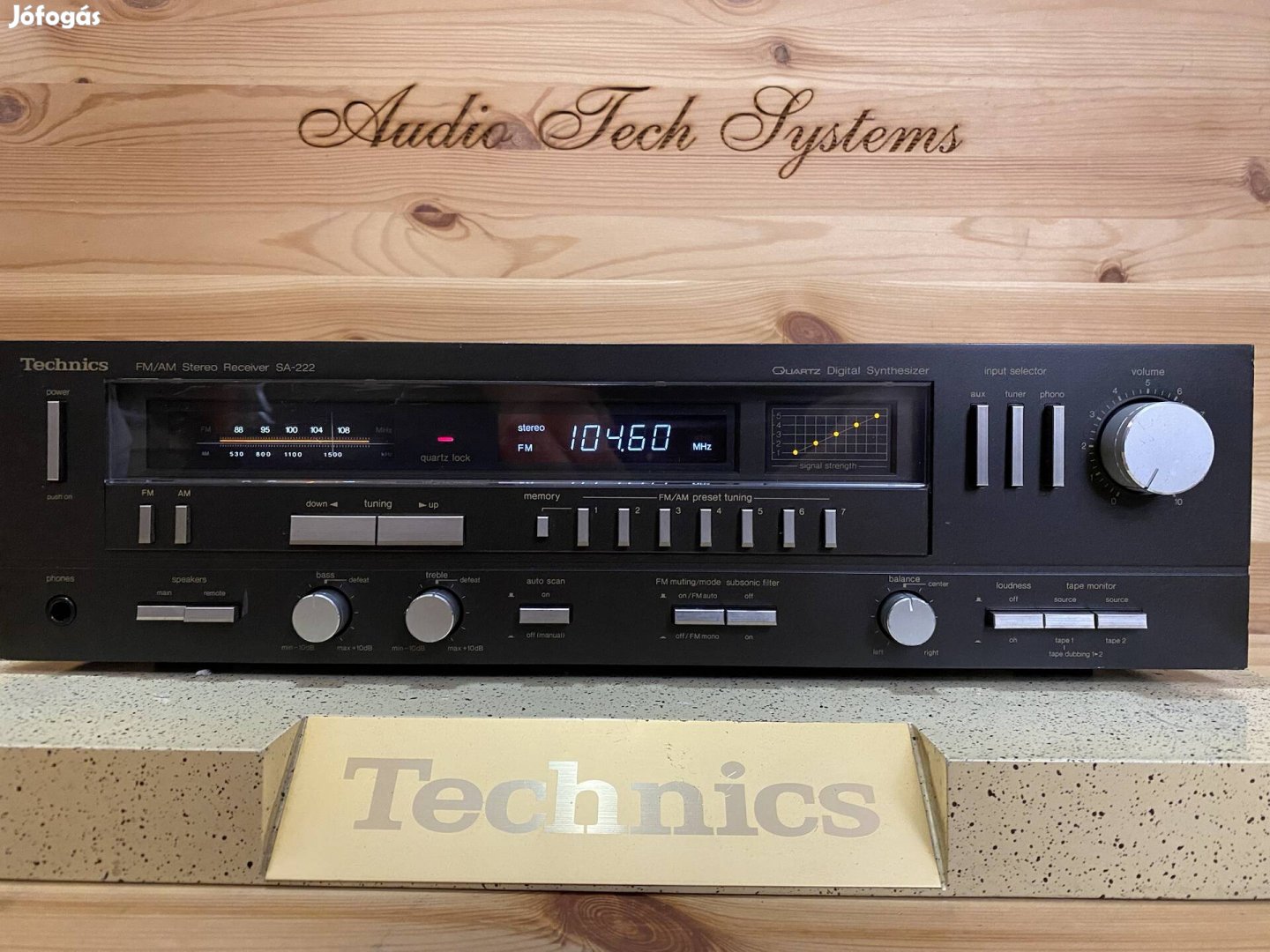 Technics SA-222 hifi sztereó rádiós erősítő. 