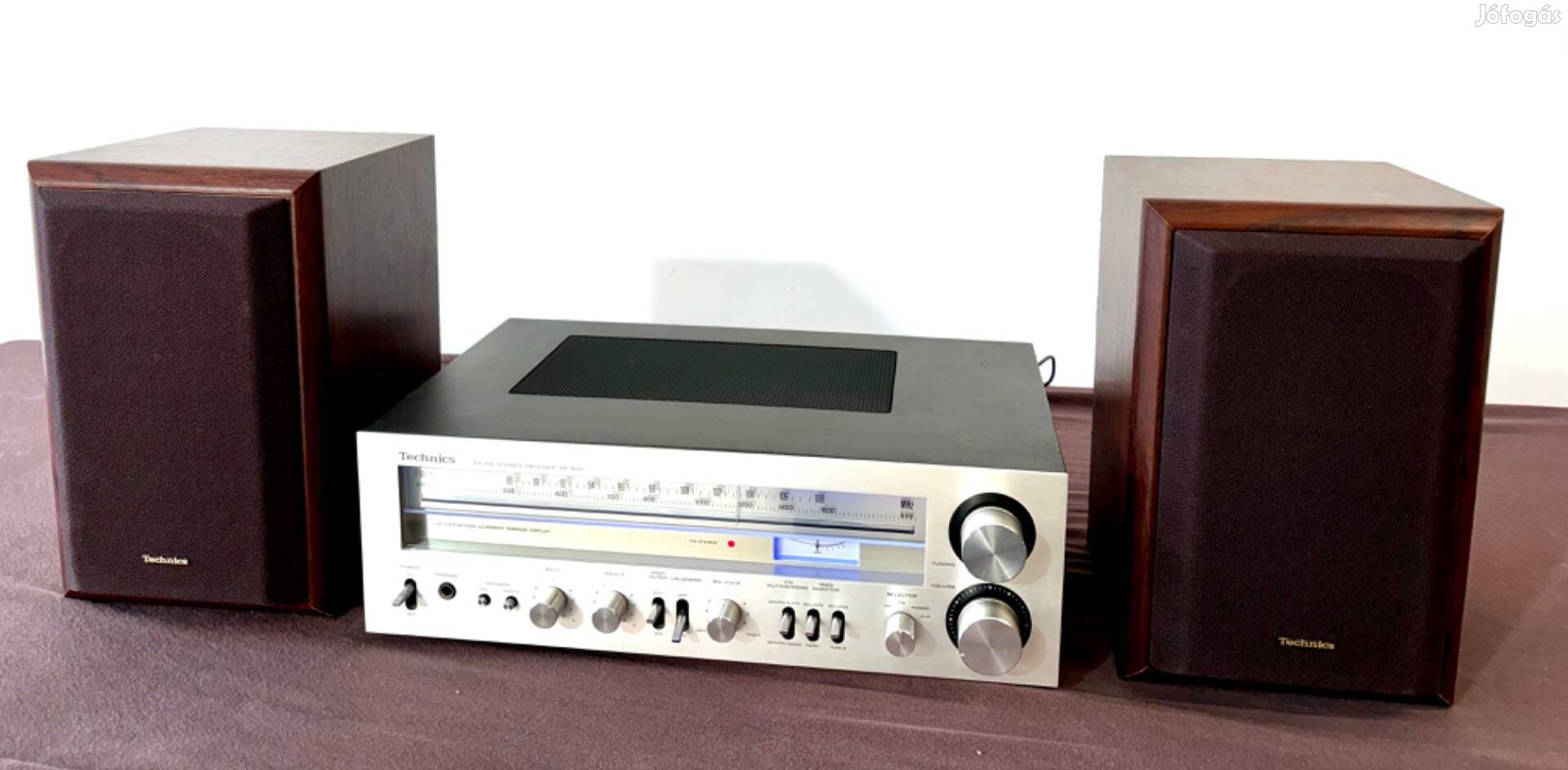 Technics SA 300 rádio erősítő -Hangfalakkal