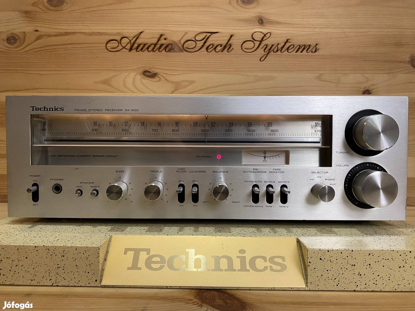 Technics SA-300 retro hifi sztereó rádiós erősítő