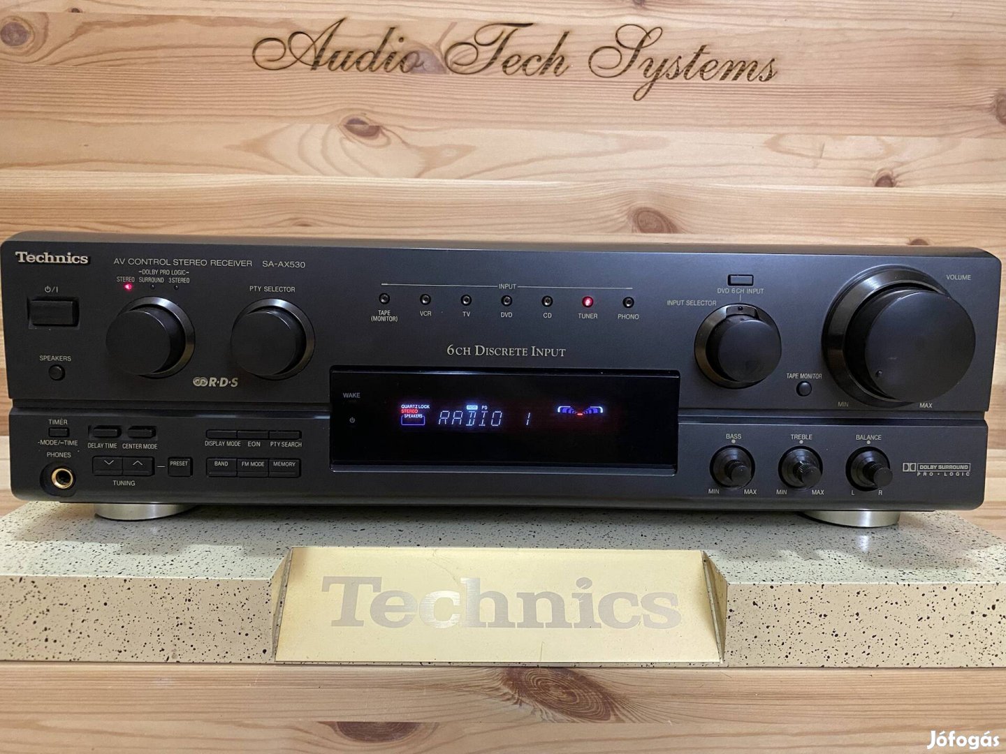 Technics SA-AX530 5.1 RDS rádiós házimozi erősítő. 