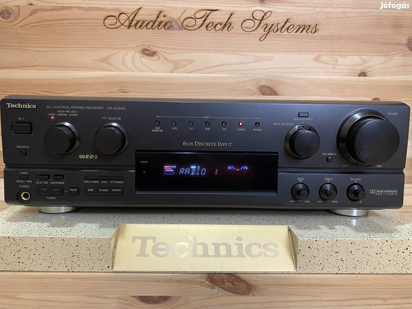 Technics SA-AX530 RDS rádiós 5.1 házimozi erősítő. 