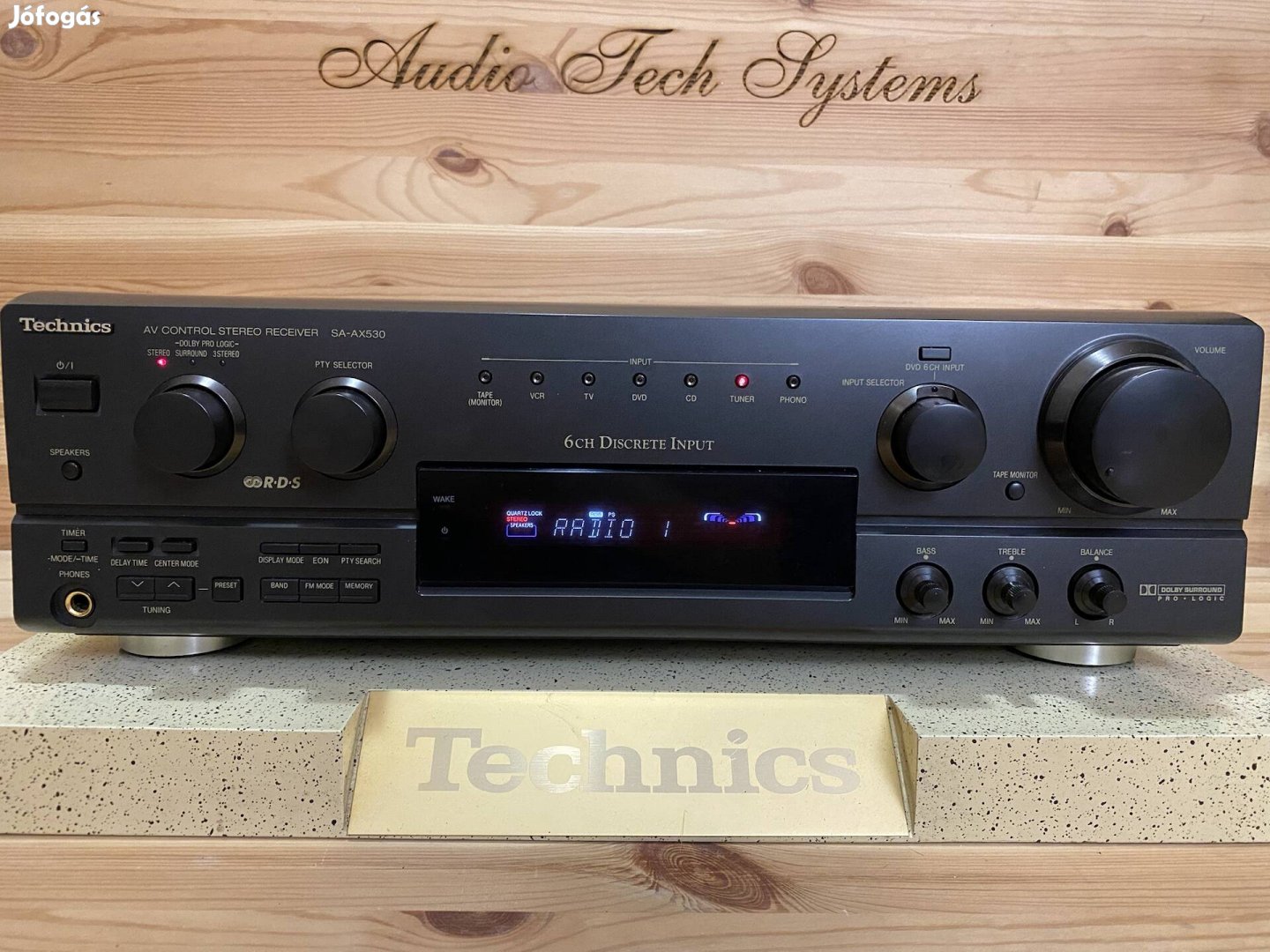 Technics SA-AX530 RDS rádiós 5.1 házimozi erősítő. 