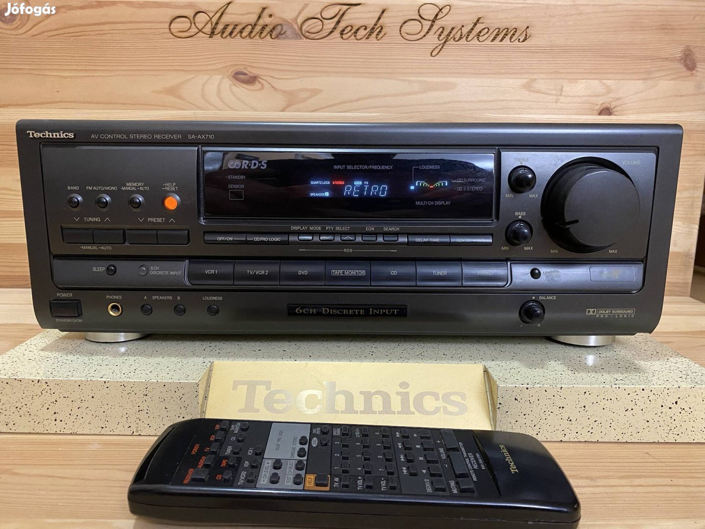 Technics SA-AX710 RDS rádiós 5.1 házimozi erősítő