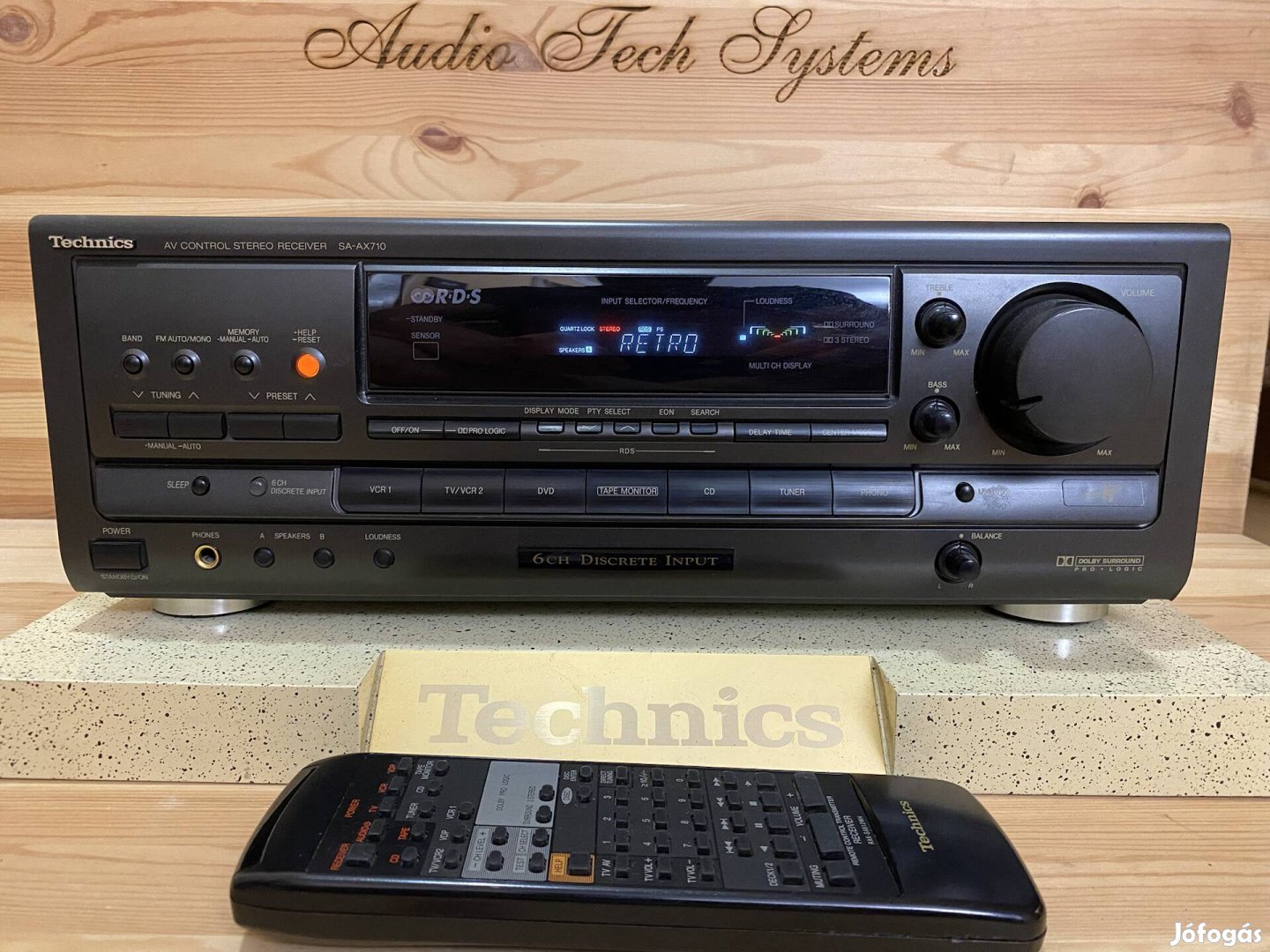 Technics SA-AX710 RDS radiós 5.1 házimozi erősítő. 