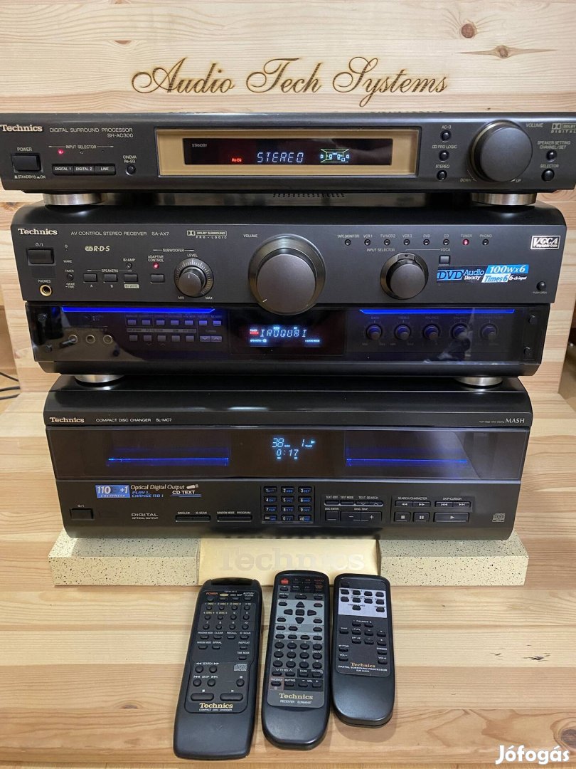 Technics SA-AX7, SL-MC7, SH-AC300 egyben