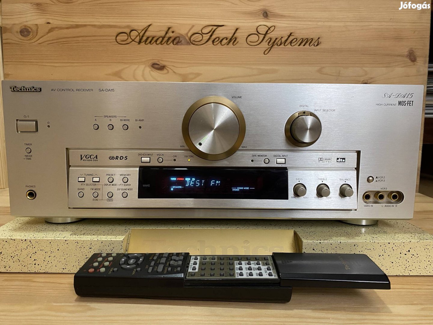 Technics SA-DA15 Gold RDS rádiós 5.1 házimozi erősítő