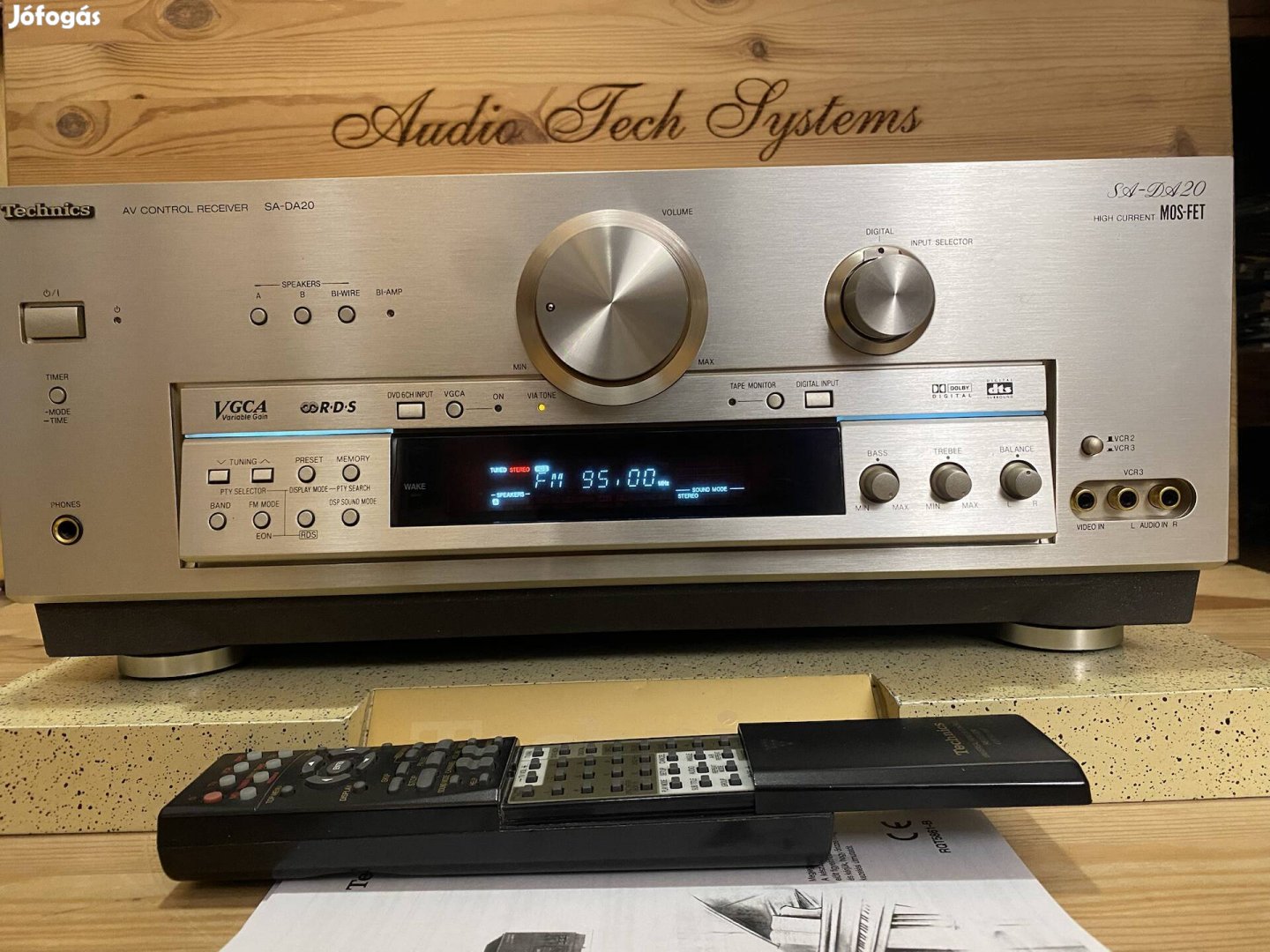 Technics SA-DA20 gold RDS radiós 5.1 házimozi erősítő
