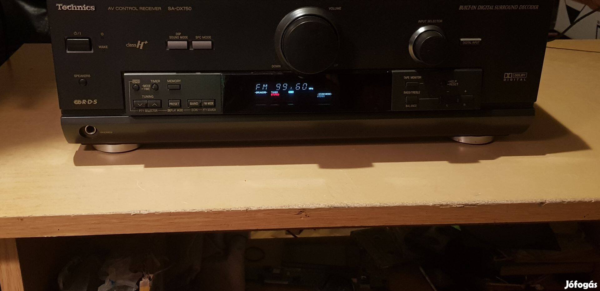 Technics SA DX750 nagyteljesítményű rádiós erősítő e6