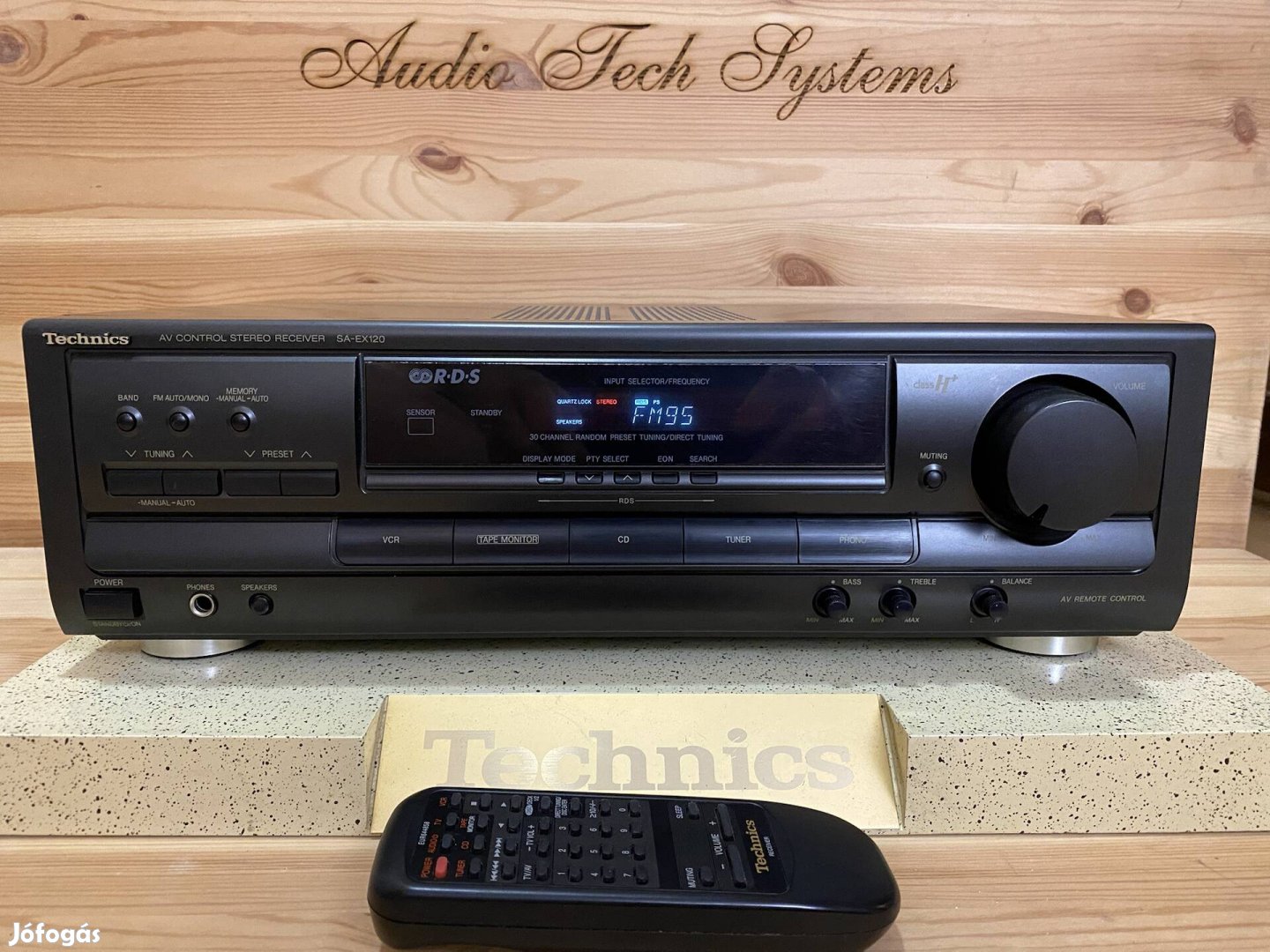 Technics SA-EX120 RDS rádiós hifi sztereó erősítő. 