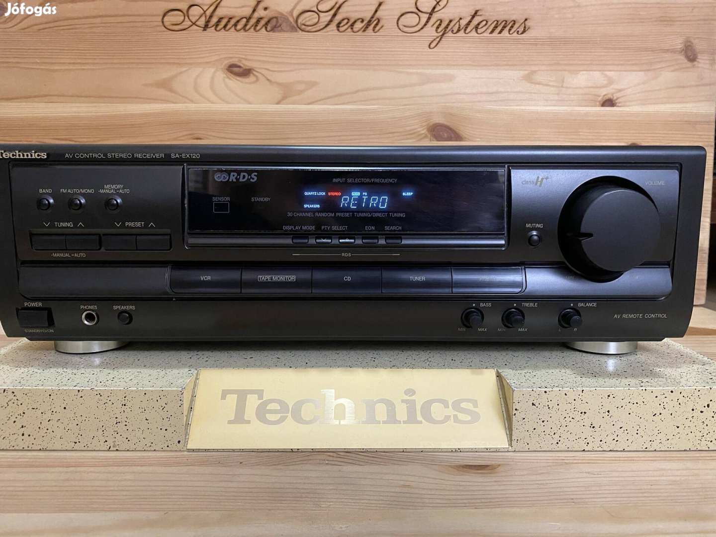 Technics SA-EX120 RDS rádiós hifi sztereó erősítő. 