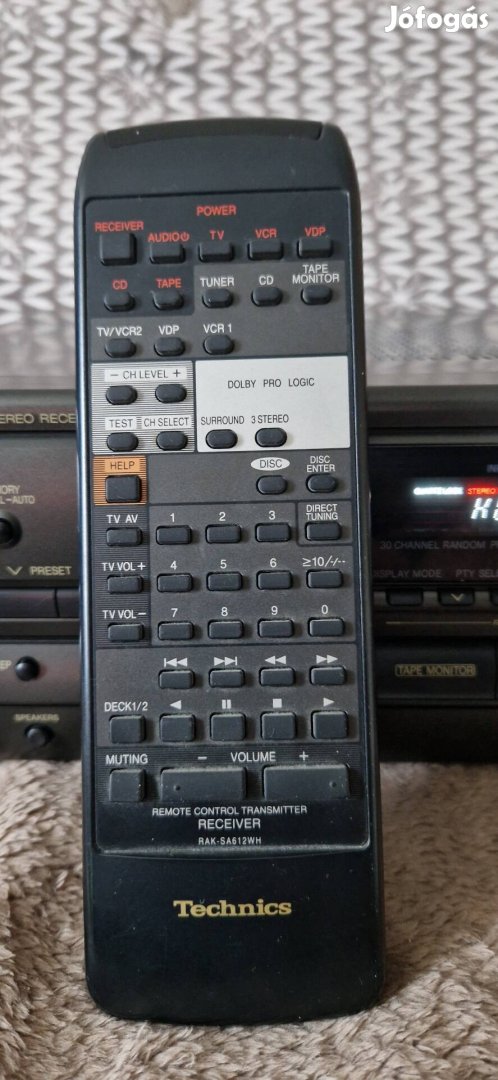 Technics SA-EX300 RDS Receiver 5.1 rádiós erősítő + eredeti táv