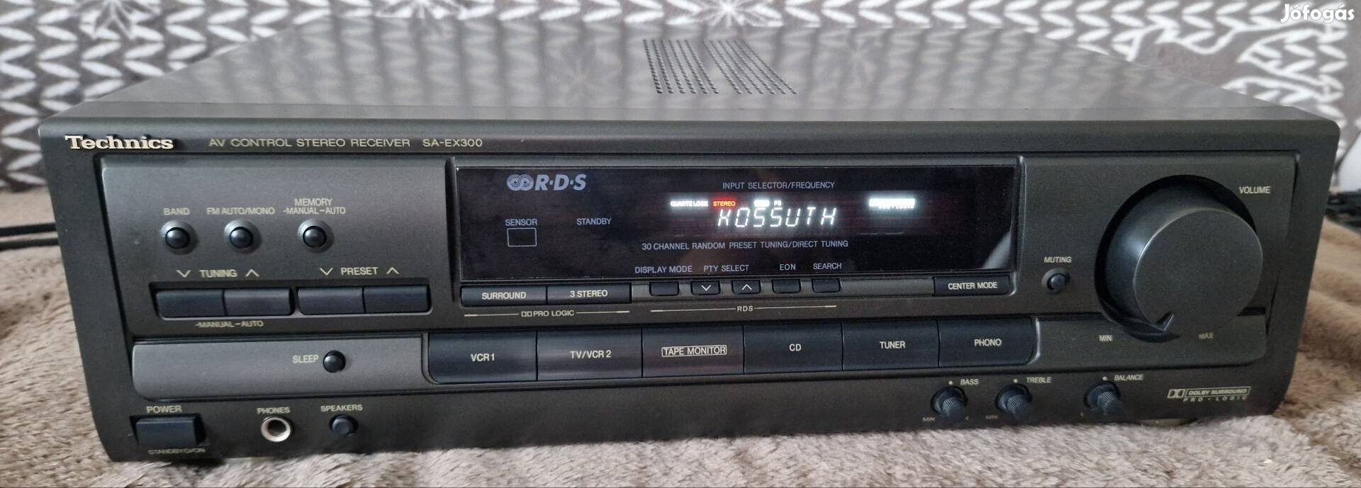 Technics SA-EX300 RDS Receiver 5.1 rádiós erősítő+eredeti távirányító