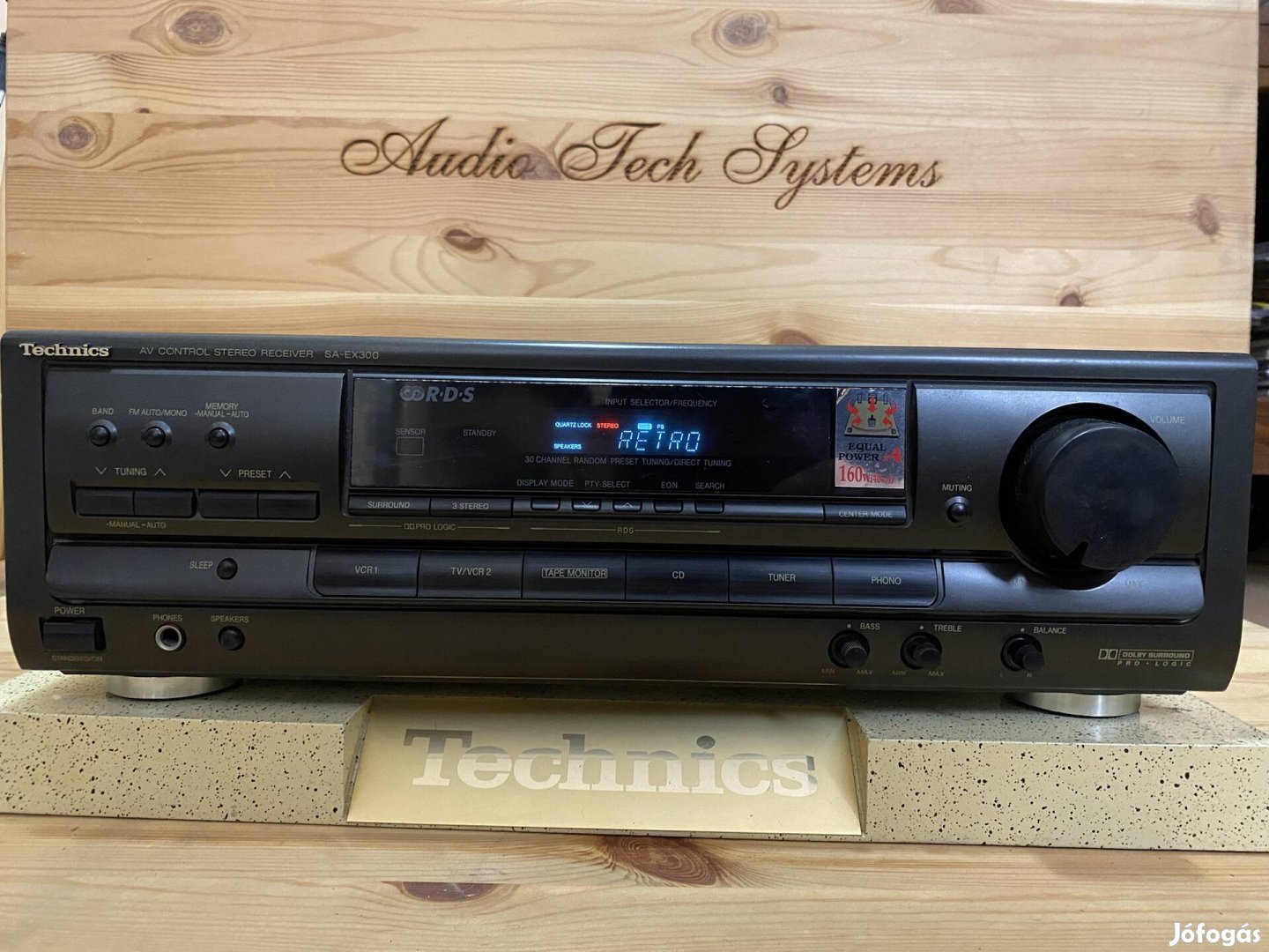 Technics SA-EX300 RDS-s 5.1 rádiós házimozi erősítő