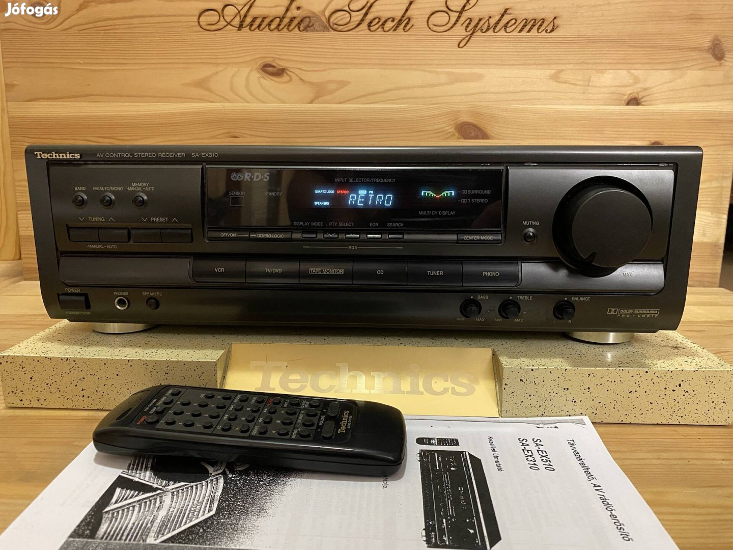 Technics SA-EX310 5.1 RDS funkciós házimozi erősítő rádióval.