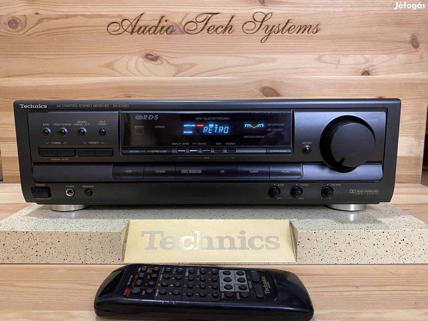 Technics SA-EX320 RDS rádiós 5.1 házimozi erősítő. 