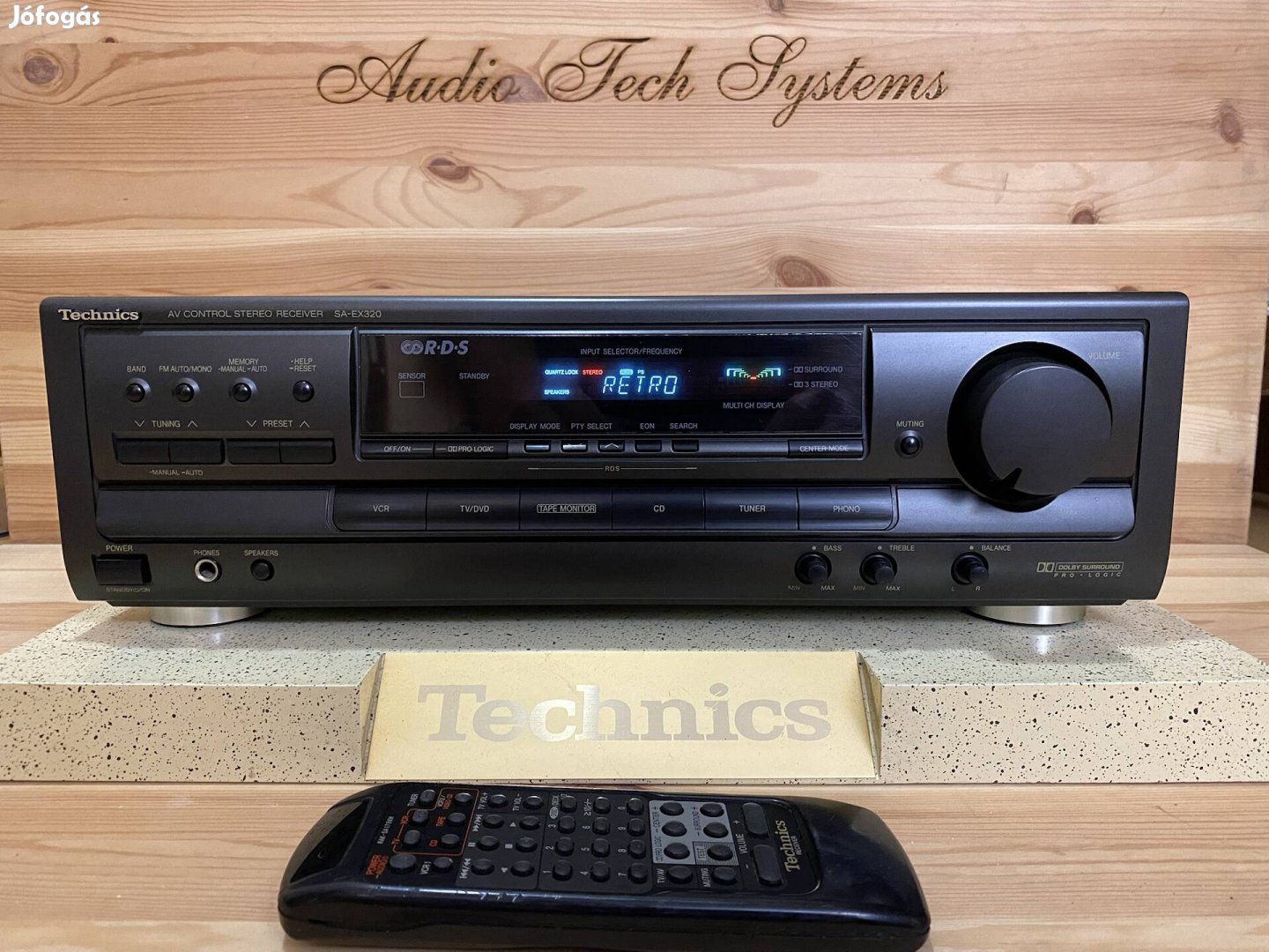 Technics SA-EX320 RDS rádiós 5.1 házimozi erősítő. 