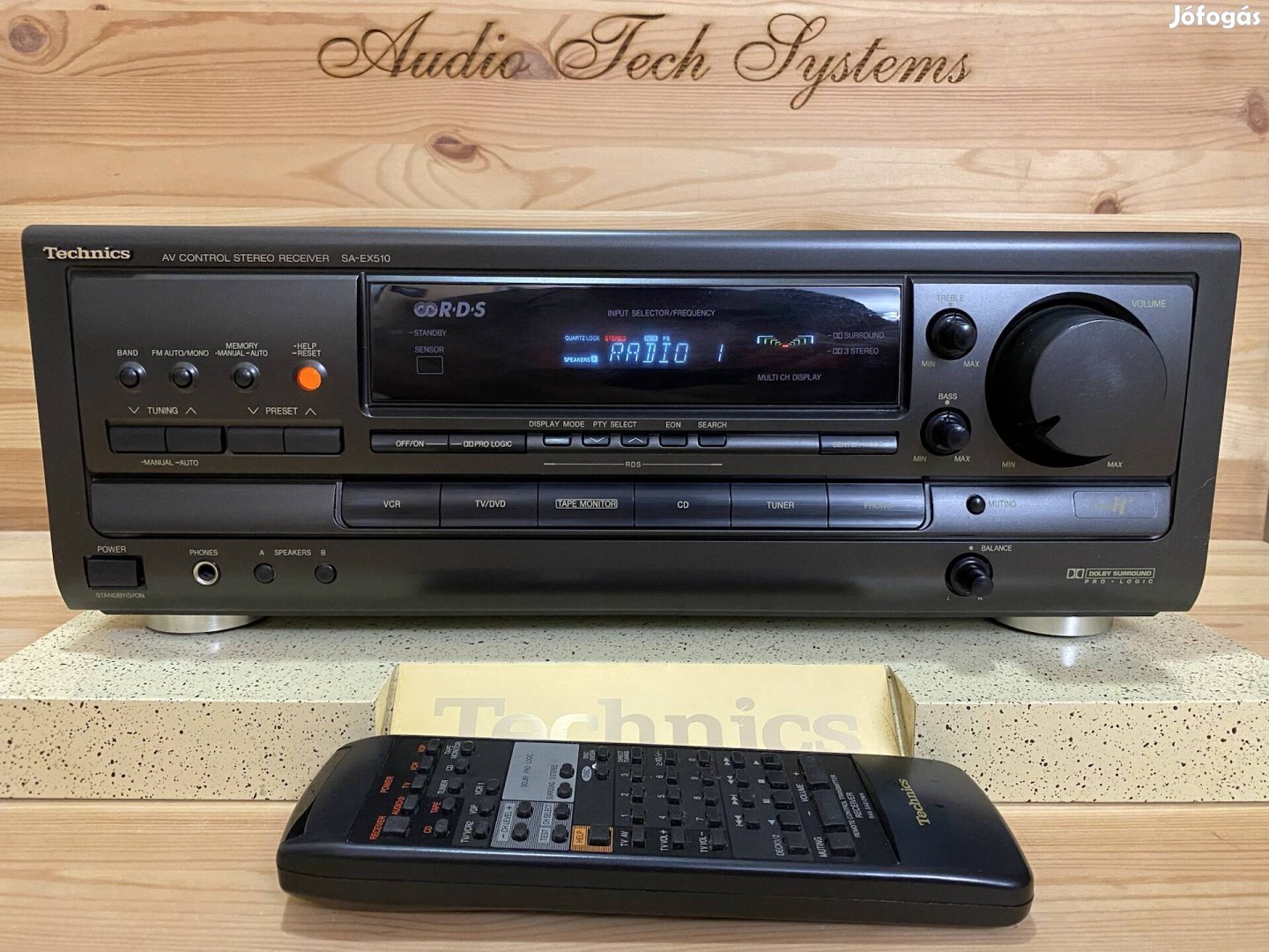 Technics SA-EX510 RDS radiós 5.1 házimozi erősítő. 