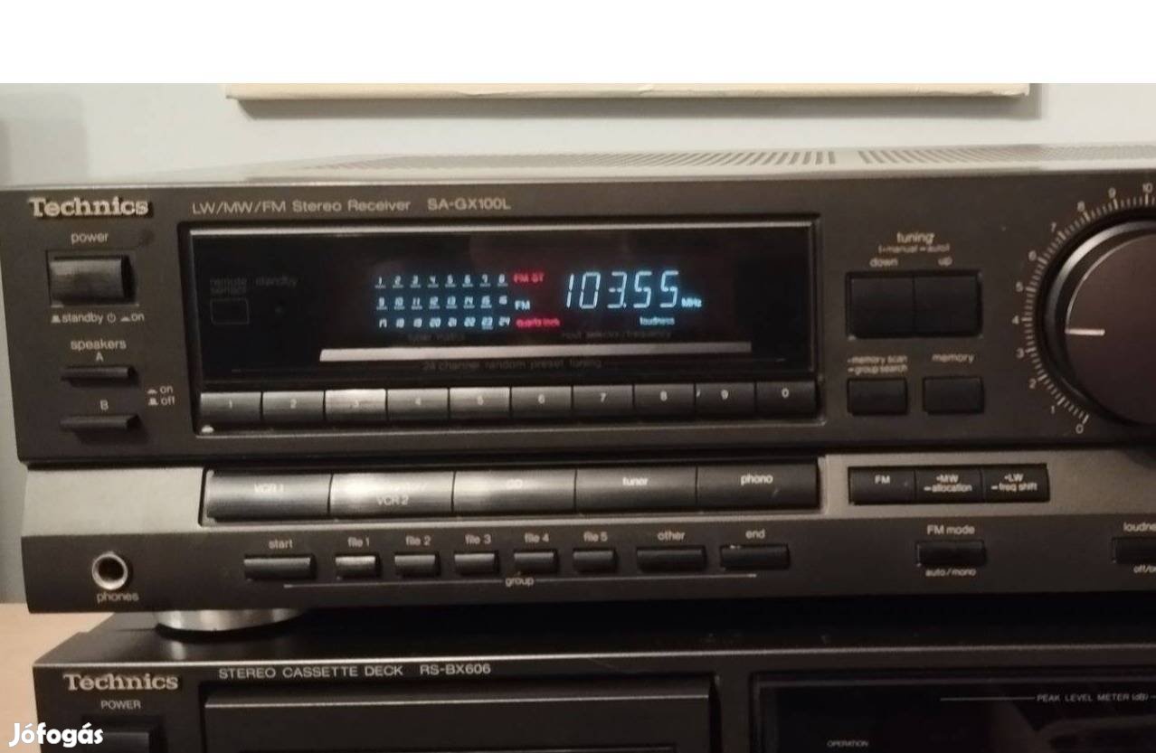 Technics SA-Gx100L stereo rádiós erősítő