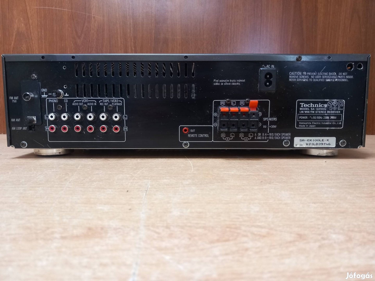 Technics SA-Gx100L sztereó rádiós erősítő eladó