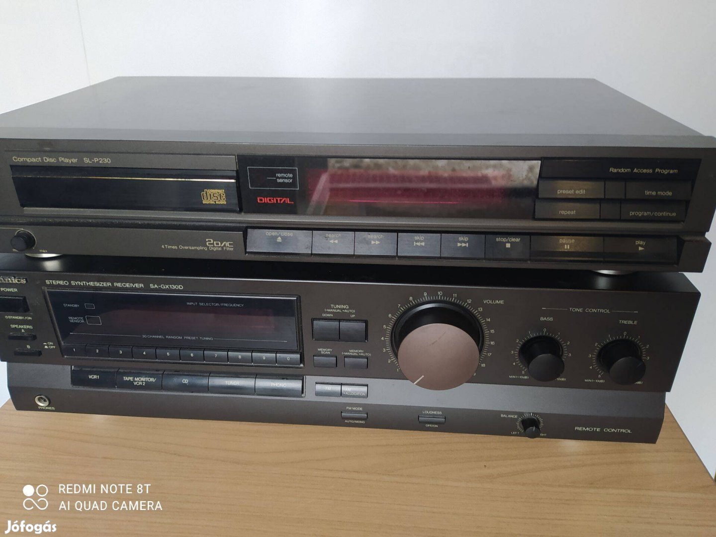 Technics SA-Gx130D erősítő és SL-P230 cd lejátszó