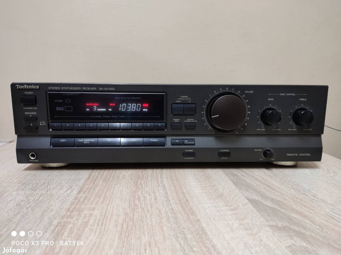 Technics SA-Gx130D hifi rádiós erősítő , receiver