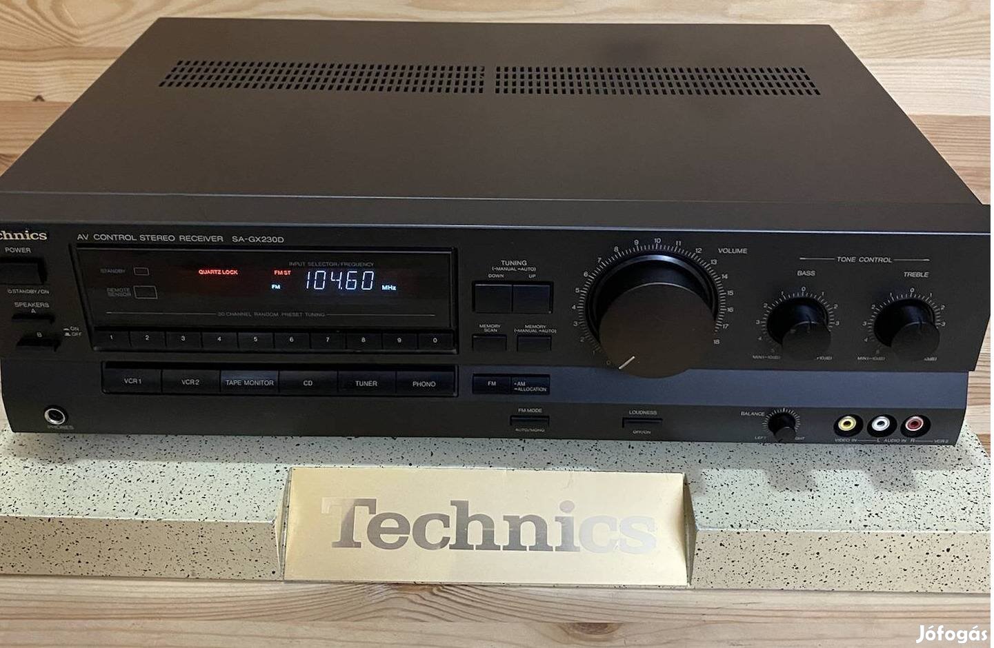 Technics SA-Gx230D rádiós hifi sztereó erősítő (2) 08305