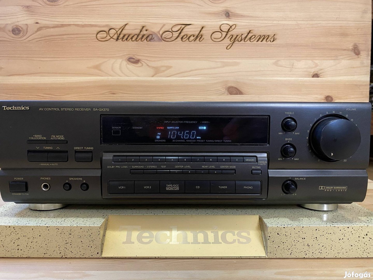 Technics SA-Gx370 házimozi erősítő beépített rádióval. 