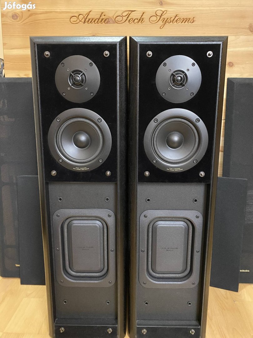 Technics SB-M500 fekete színű három utas hifi hangfal pár. (3)